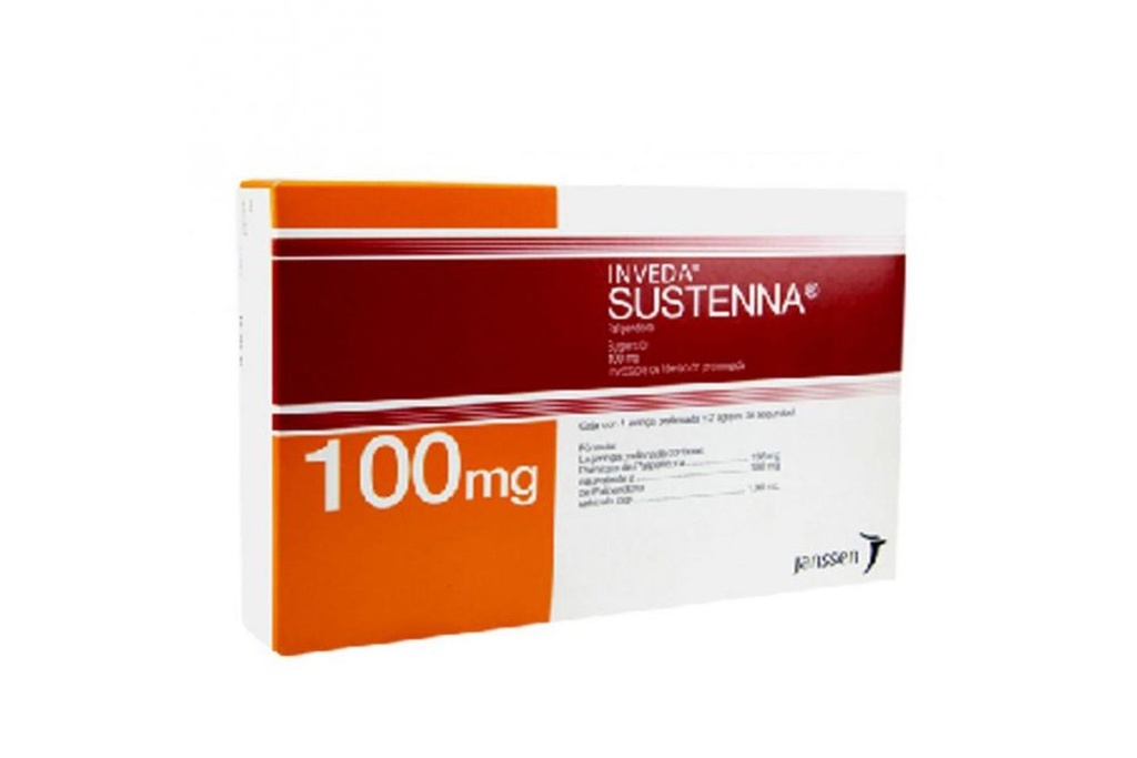 Inveda Sustenna 100 Mg Jeringa Prellenada 2 Agujas 