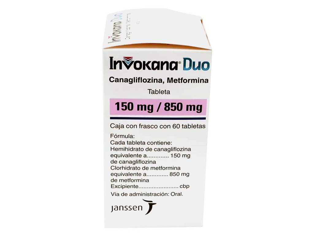 Invokana Duo 150/850 Mg 60 Tabletas 