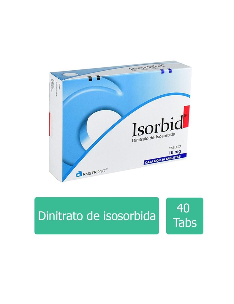 Isorbid 10 Mg 40 Tabletas 
