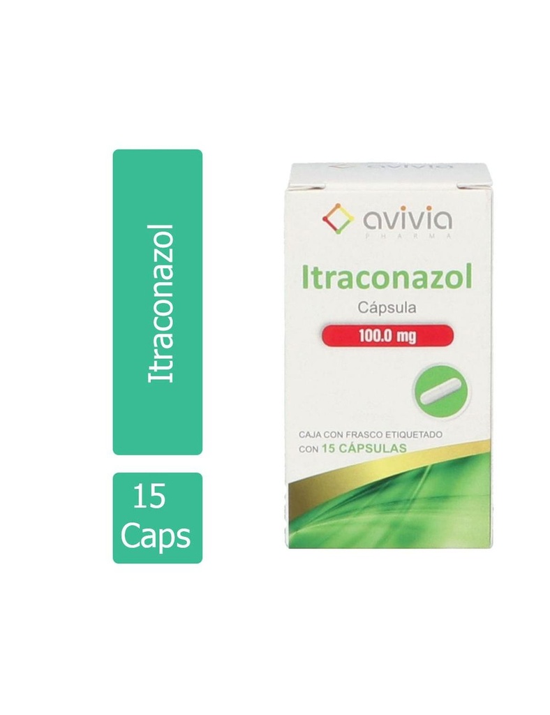 [7502216804876] Itraconazol 100 Mg 15 Cápsulas Genérico Avivia 