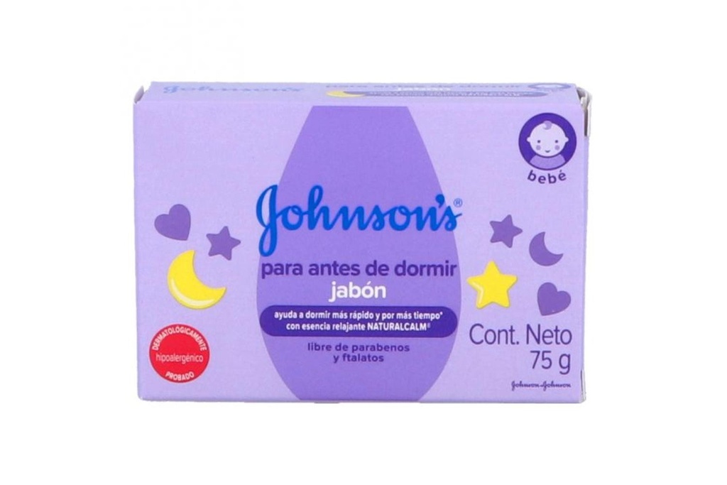 Jabón Johnson´S Baby Antes De Dormir Caja Con Barra De 75 Mg