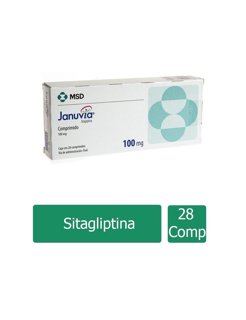 Januvia 100 Mg Recubiertos 28 Comprimidos 