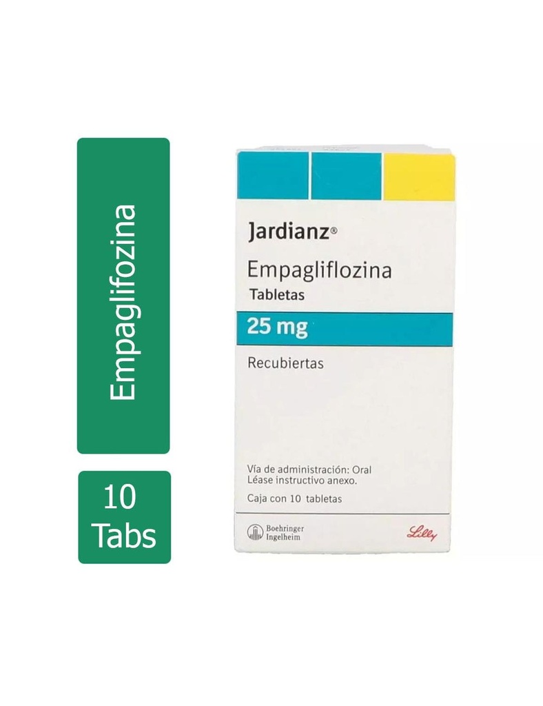 Jardianz 25 Mg Recubiertos 10 Tabletas 