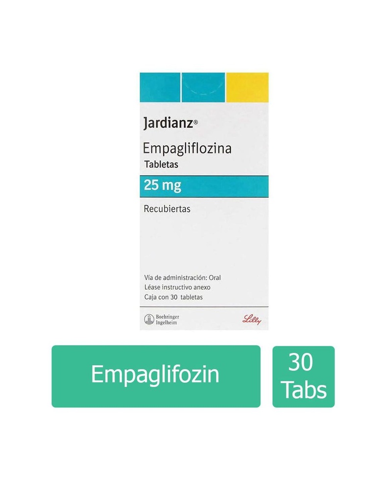 Jardianz 25 Mg Recubiertos 30 Tabletas 