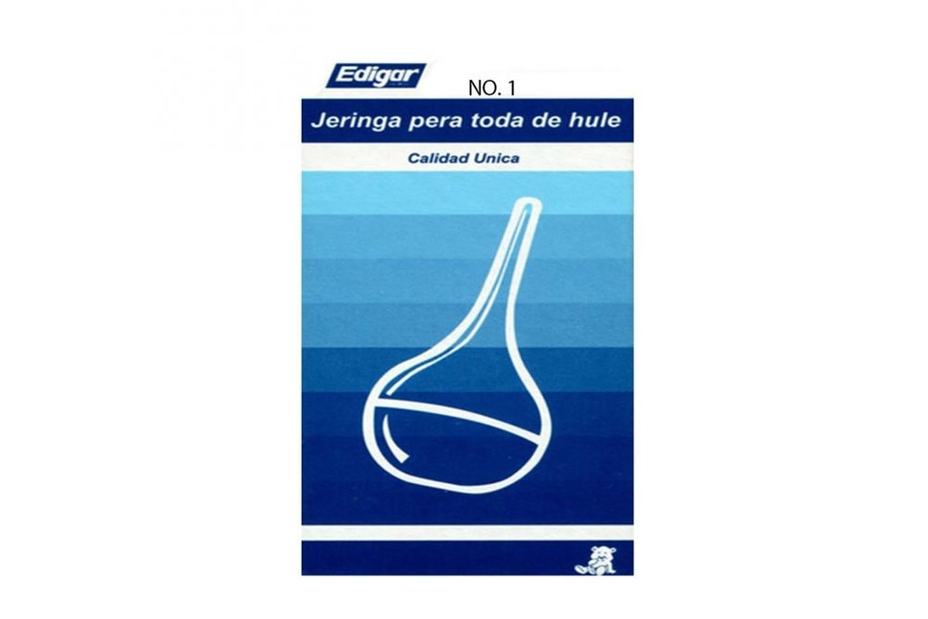 Jeringa Pera Toda Hule Número 1 