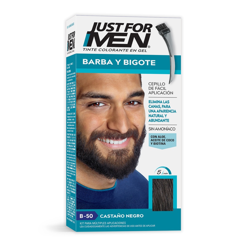 Tinte Just For Men Gel Castaño Negro 28.4 G 