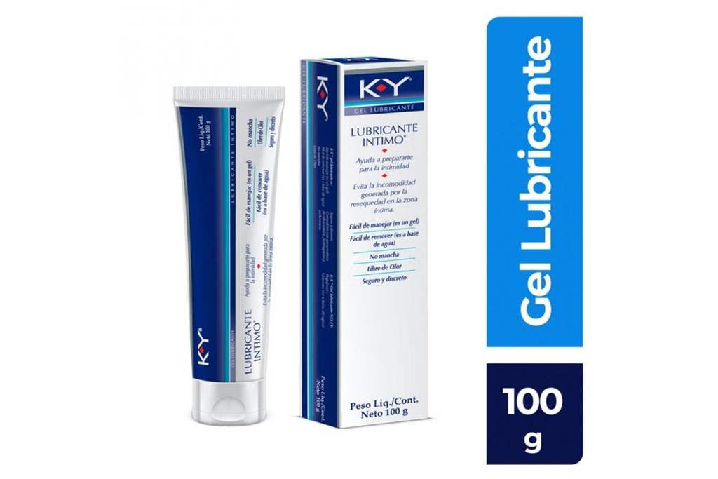 K-Y Gel Lubricante Íntimo 100 G