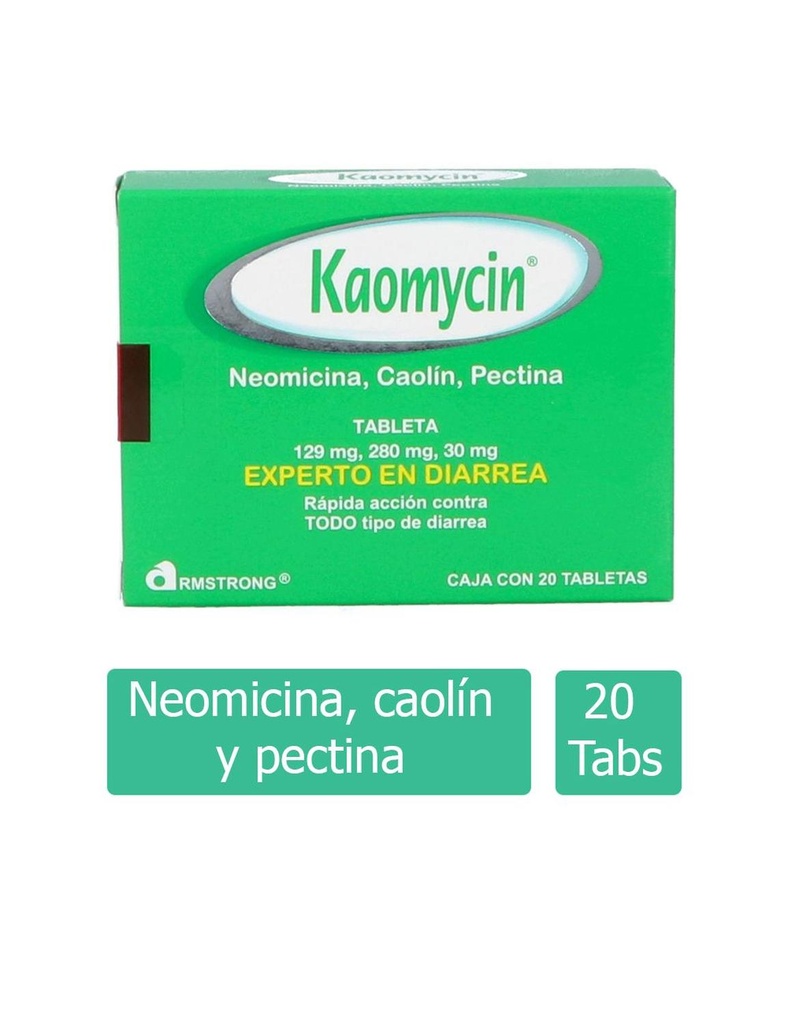 Kaomycin 20 Tabletas 