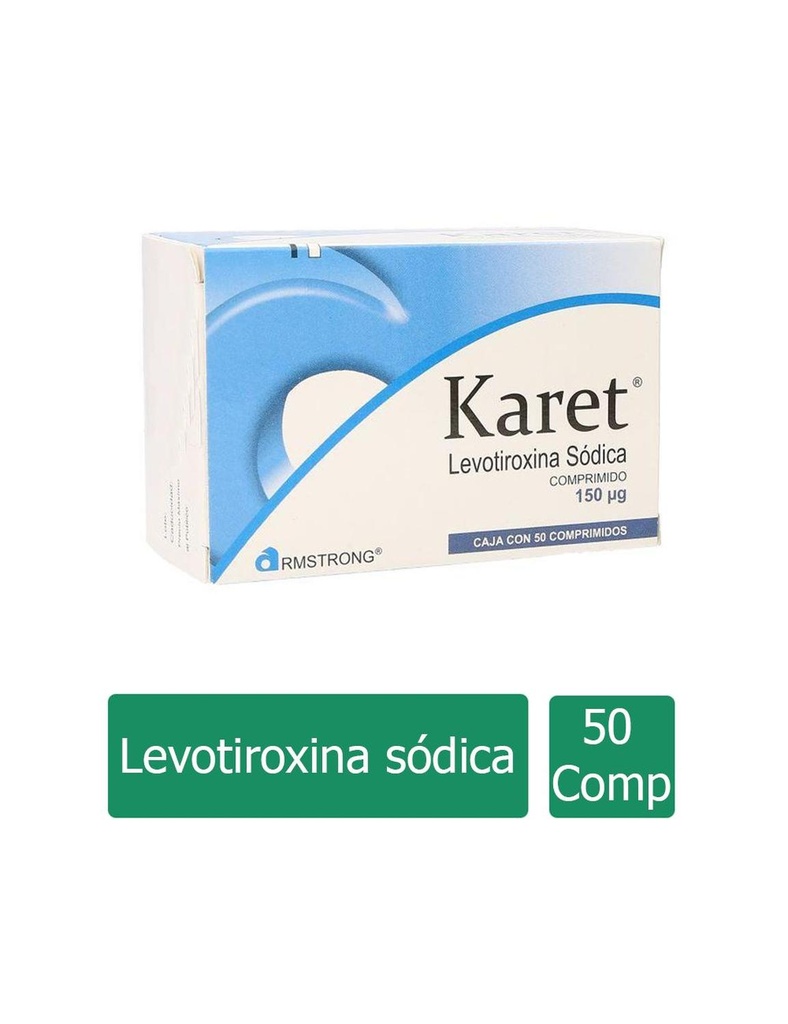 Karet 150 Mcg 50 Comprimidos 