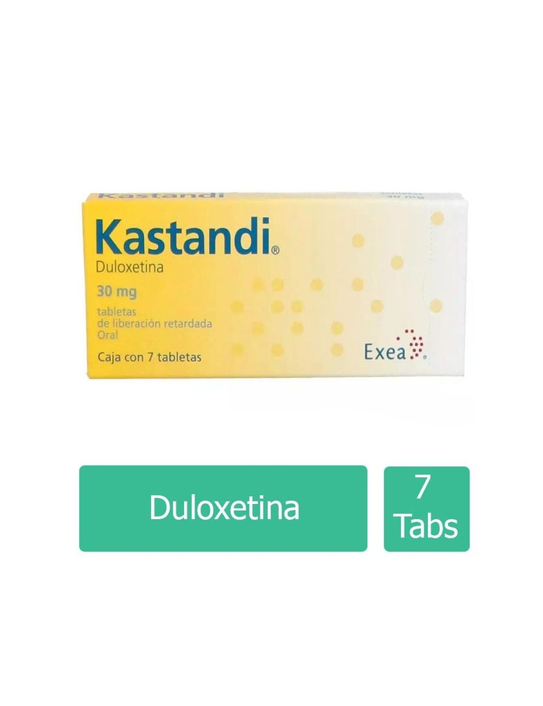 Kastandi 30 Mg 7 Tabletas 