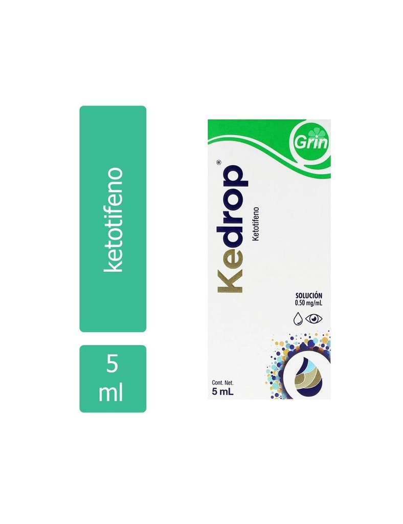 Kedrop 0.50 Mg Solución Oftálmica 5 Ml 