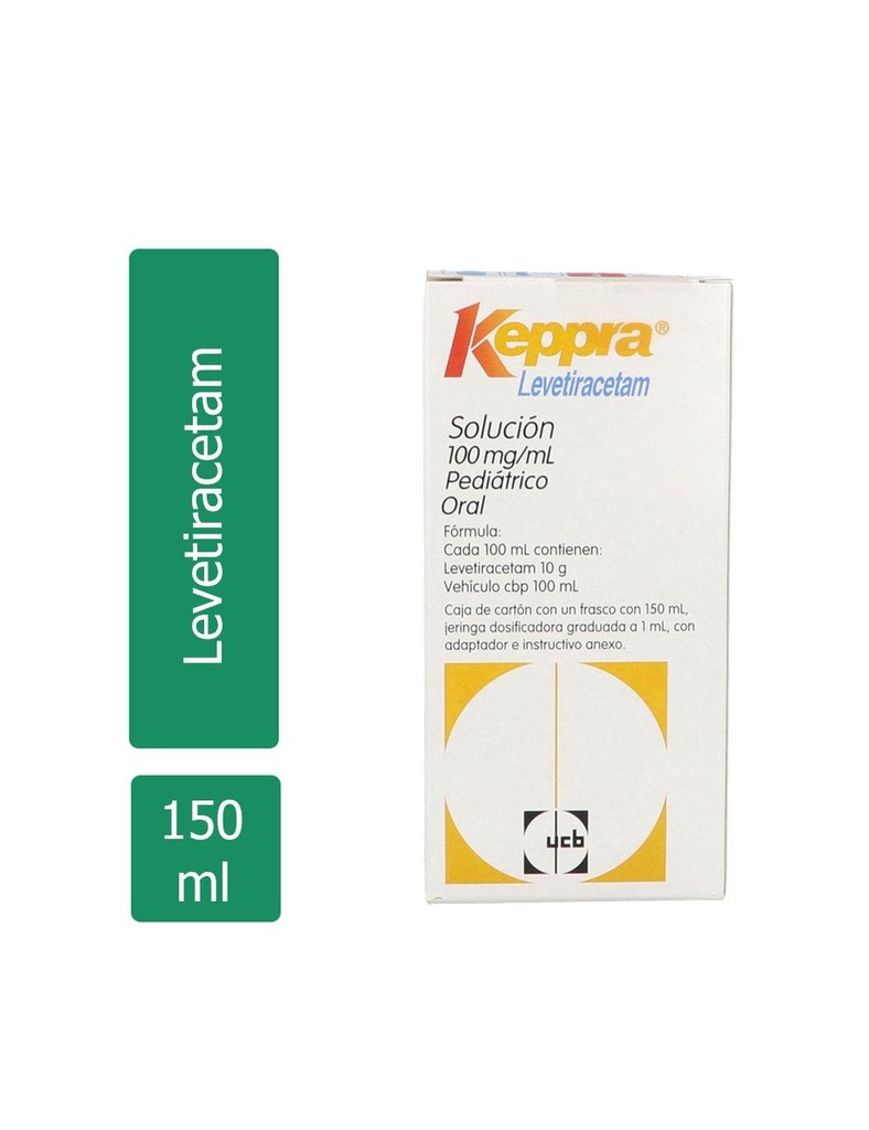 Keppra 100 Mg/Ml Solución 150 Ml 