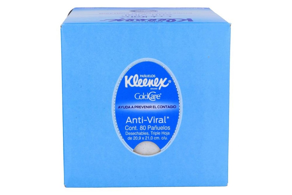 [7501943476318] Pañuelo Kleenex Anti Viral 80 Pañuelos 