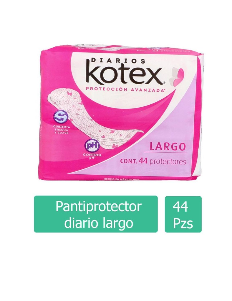 Panty Protector Kotex Largo 44 Piezas 