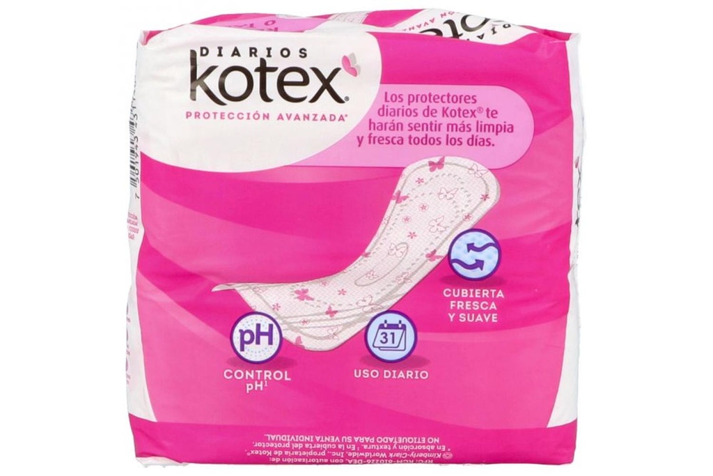 Panty Protector Kotex Regular 44 Piezas 