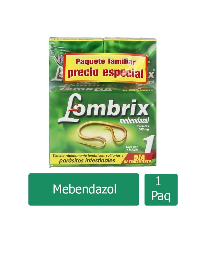Lombrix Suspensión 30 Ml Más 2 Tabletas Gratis 