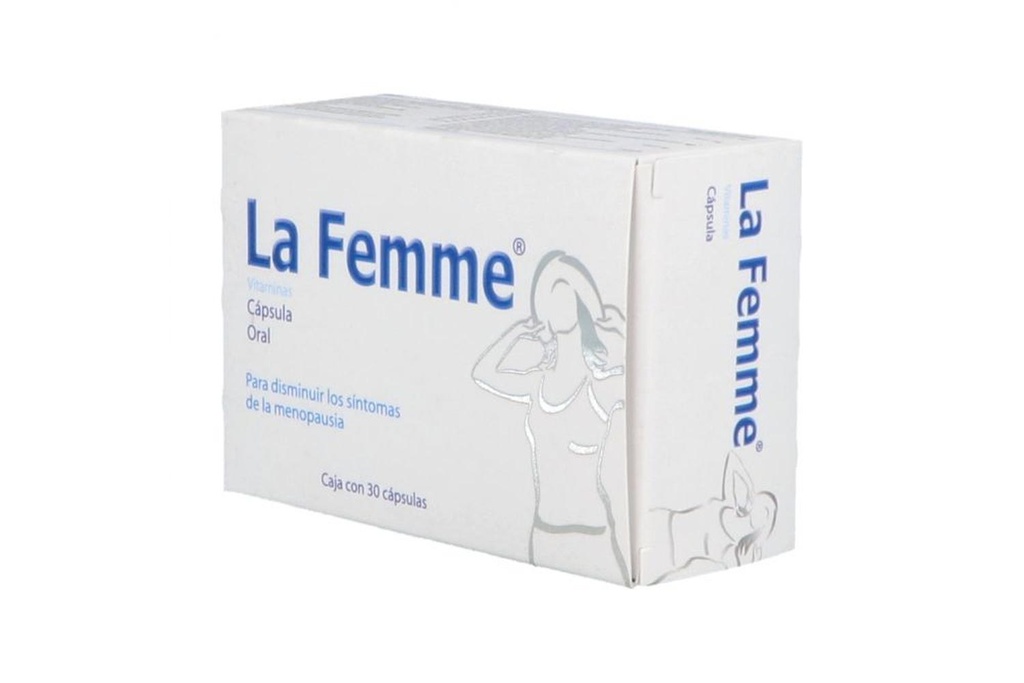 La Femme Vitaminas 30 Cápsulas Genérico Progela 