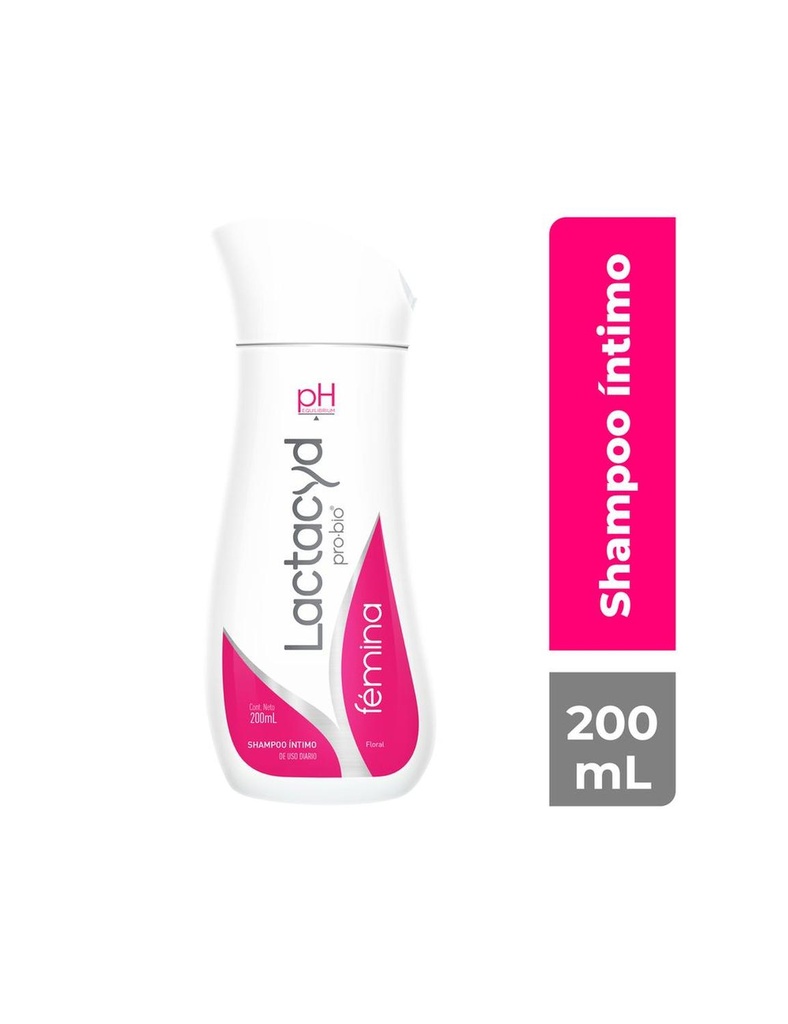 Lactacyd Fémina Shampoo Íntimo De Uso Diario, 200Ml 