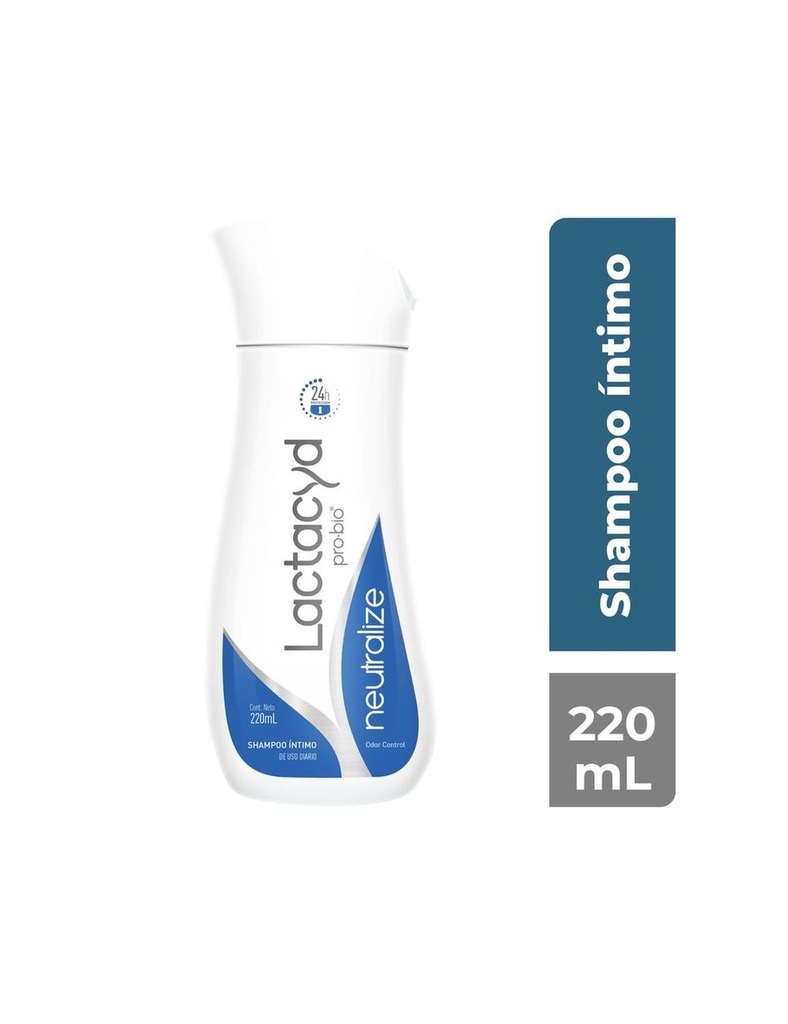 Lactacyd Neutralize Shampoo Íntimo De Uso Diario, 220Ml 