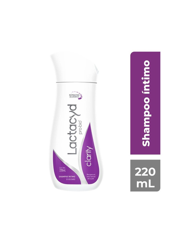 Lactacyd Clarity Shampoo Íntimo De Uso Diario, 220Ml 
