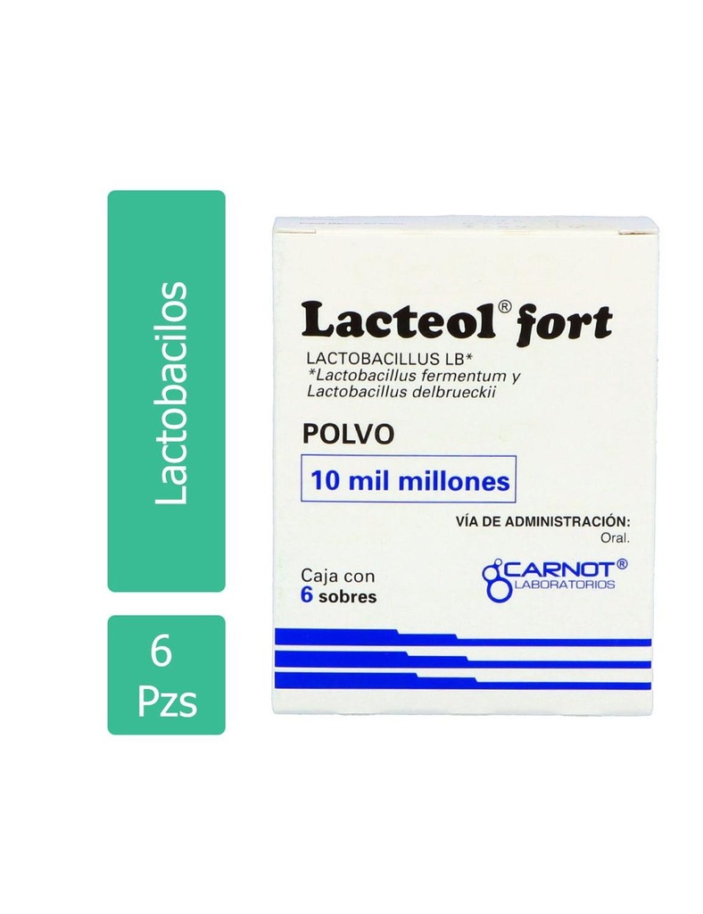 Lacteol Fort 10.000 M.U.I. Caja Con 6 Sobres