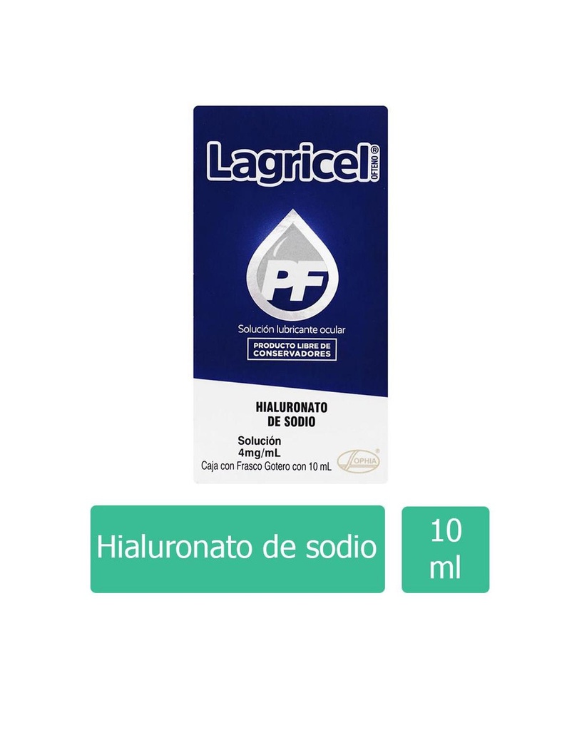 Lagricel Ofteno 4 Mg Frasco 10 Ml 