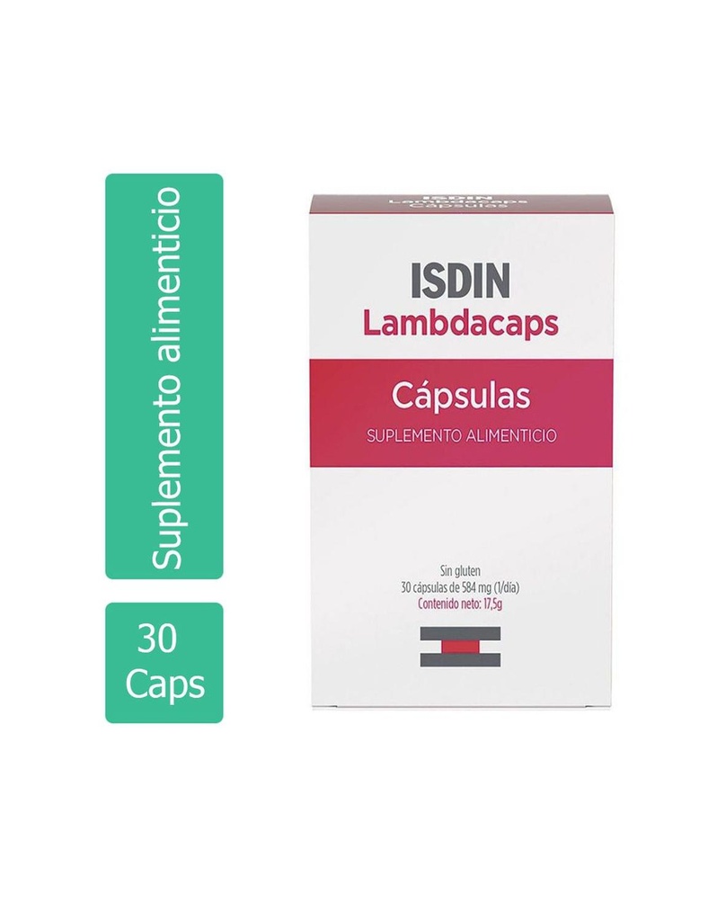 Lambdacaps Isdin Suplemento Alimenticio 30 Cápsulas 