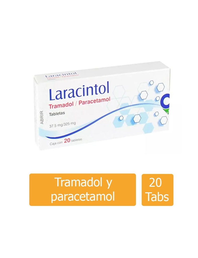 Laracintol 37.5 Mg / 325 Mg Caja Con 20 Tabletas