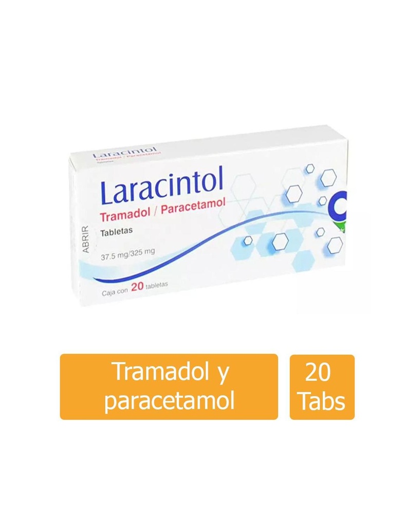 [7502004402437] Laracintol 37.5/325 Mg 20 Tabletas Genérico Corp Opera 