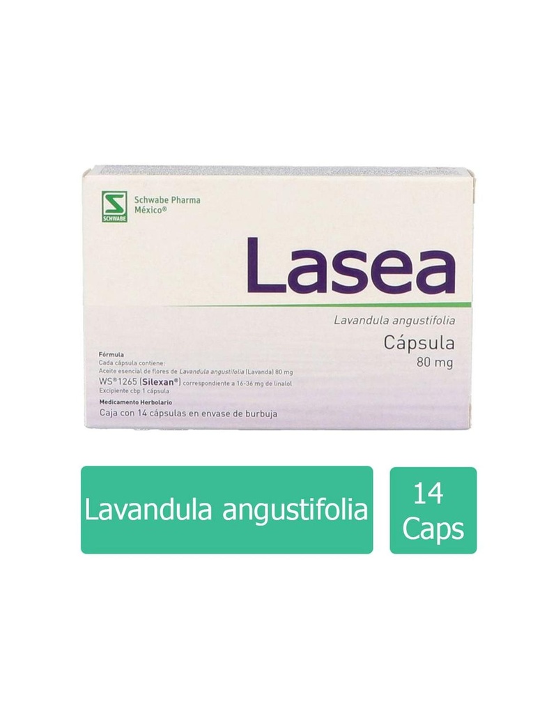 Lasea 80 Mg Caja Con 14 Cápsulas