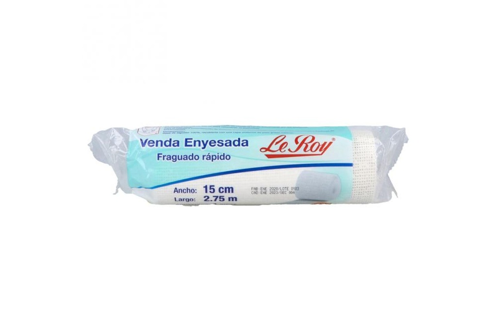 Le Roy Venda Enyesada Fraguado Rápido Empaque Con 1 Pieza 15Cmx2.75M