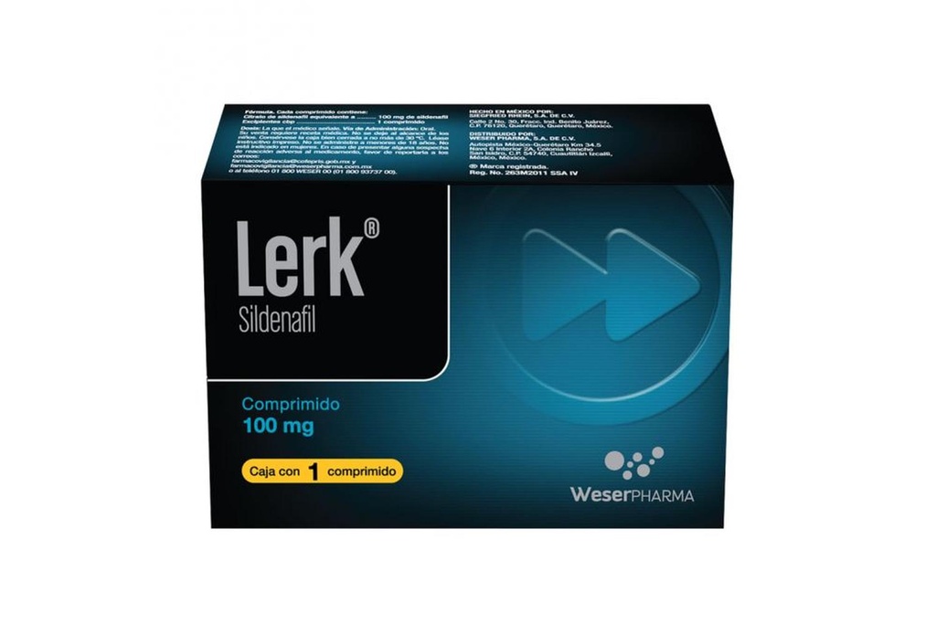 Lerk 100 Mg 1 Comprimido 