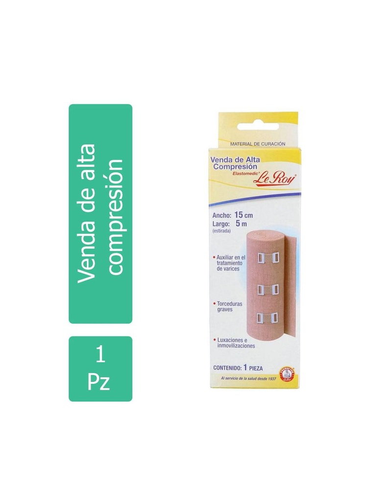 Venda Elastomedic 15 Cm X 5 M 