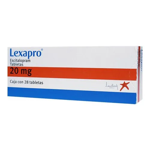Lexapro 20 Mg 28 Tabletas 