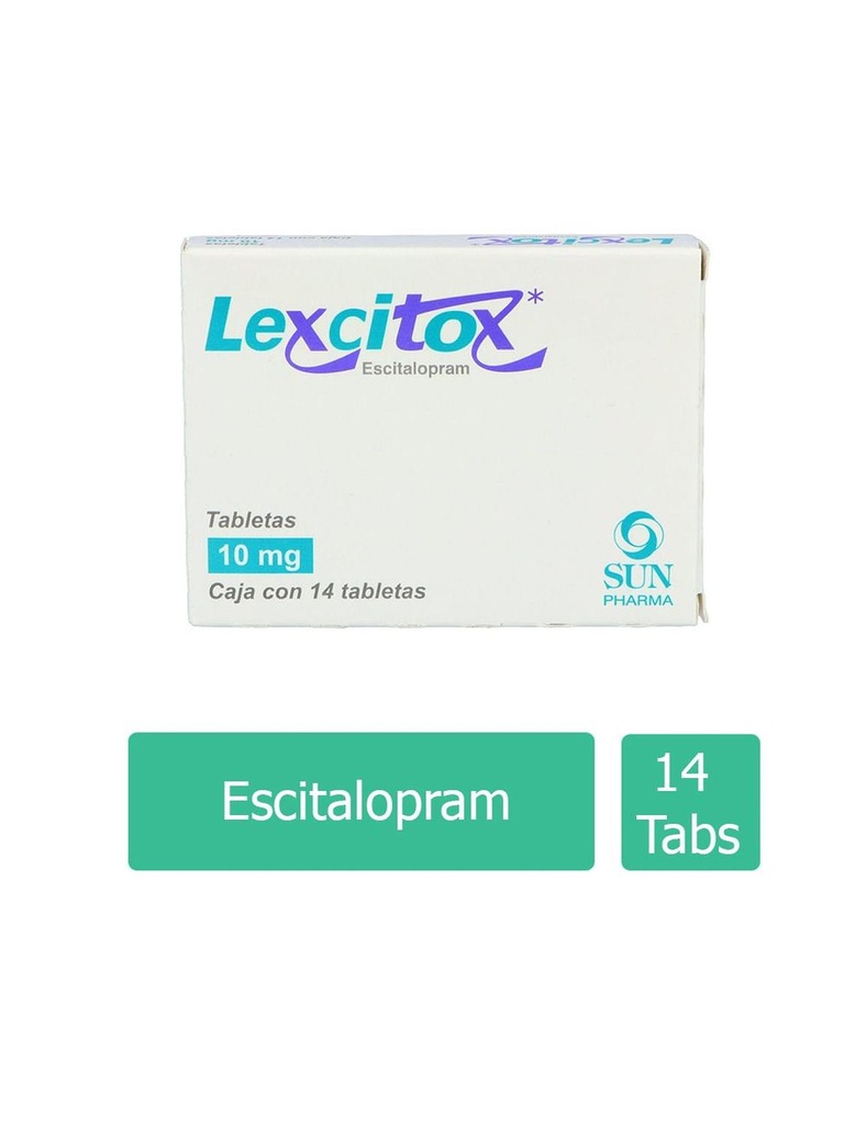 Lexcitox 10 Mg 14 Tabletas 