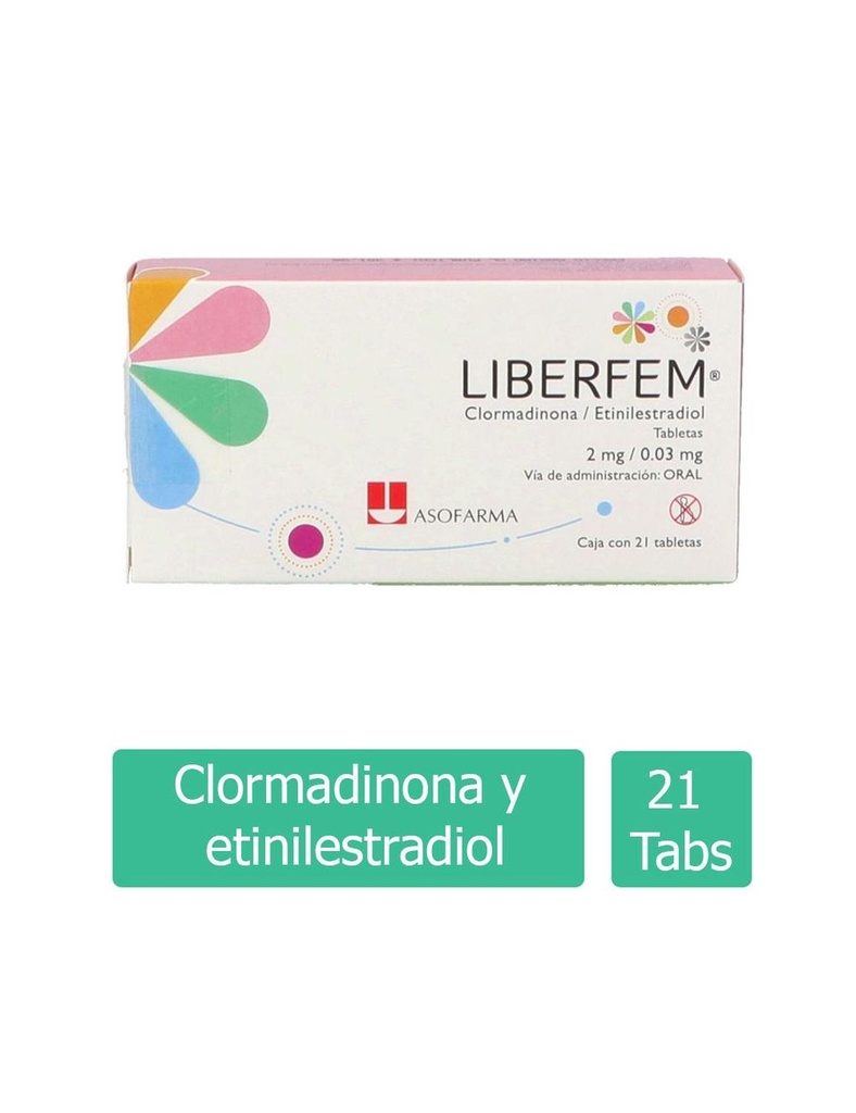 Liberfem 2/0.03 Mg 21 Tabletas 