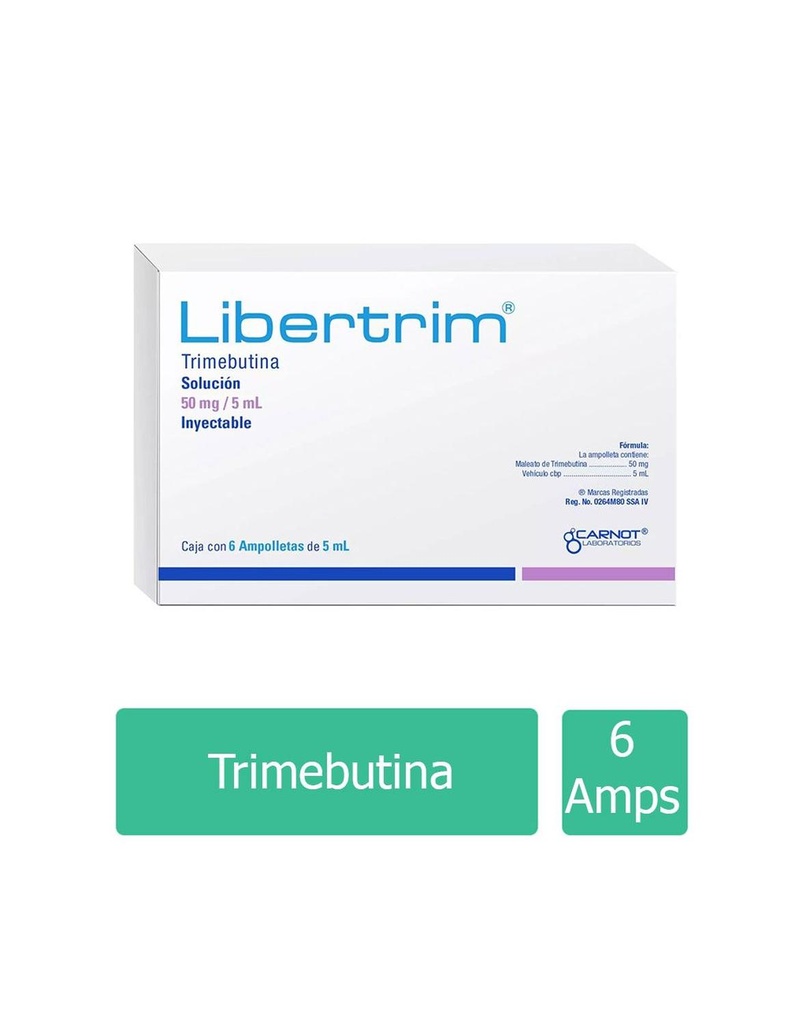 Libertrim 50 Mg 6 Ampolletas 5 Ml 