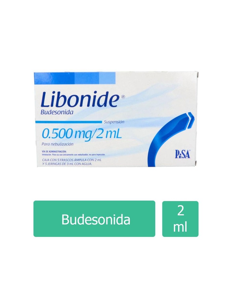 Libonide 0.500 Mg/2 Ml 5 Frasco Ámpula 5 Jeringas 3 Ml 