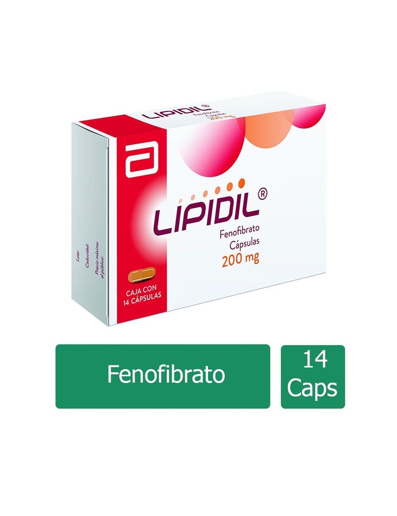 Lipidil 200 Mg 14 Cápsulas 