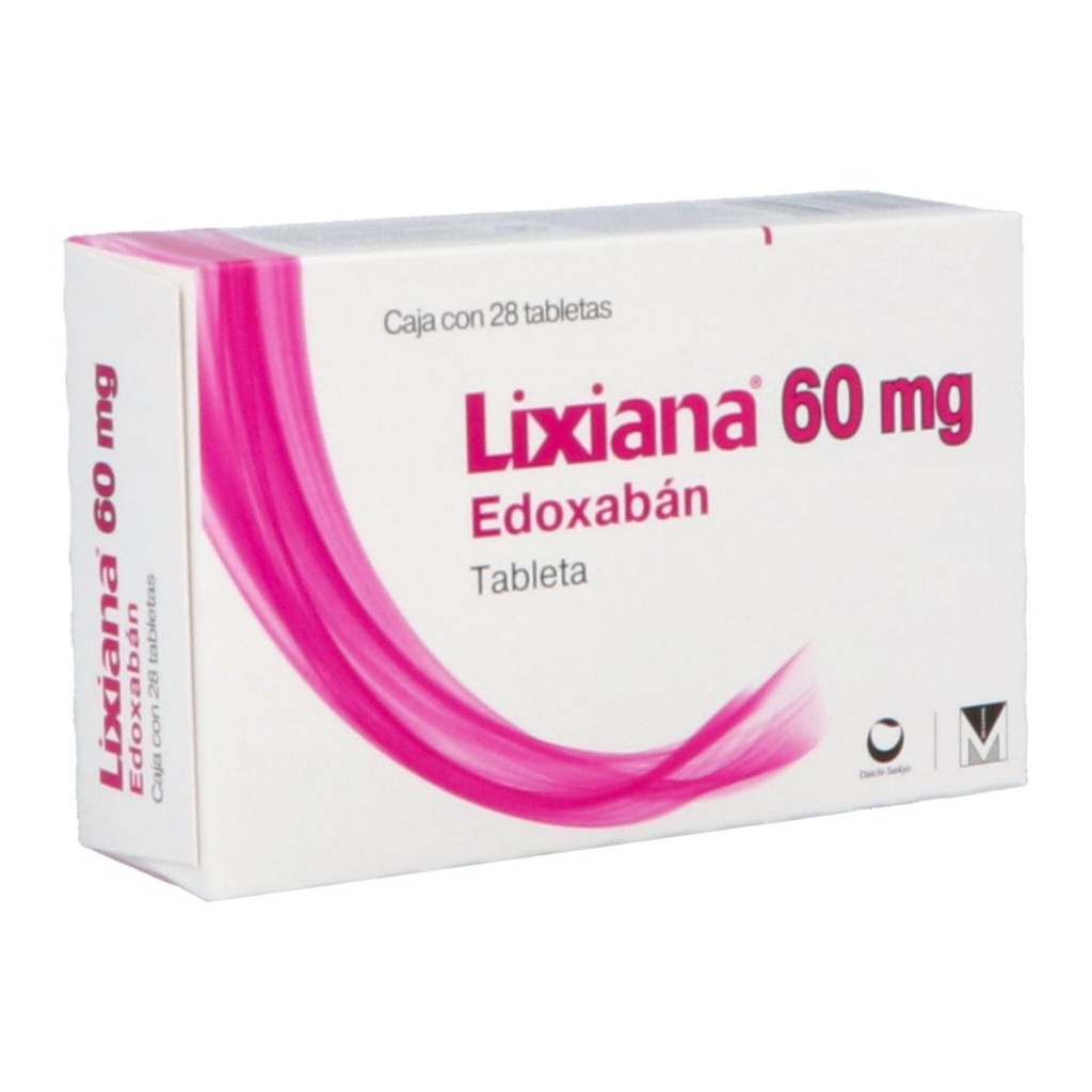Lixiana 60 Mg 28 Tabletas 