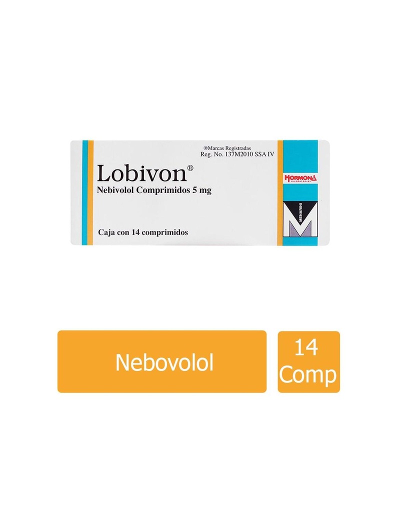 Lobivon 5 Mg 14 Comprimidos 