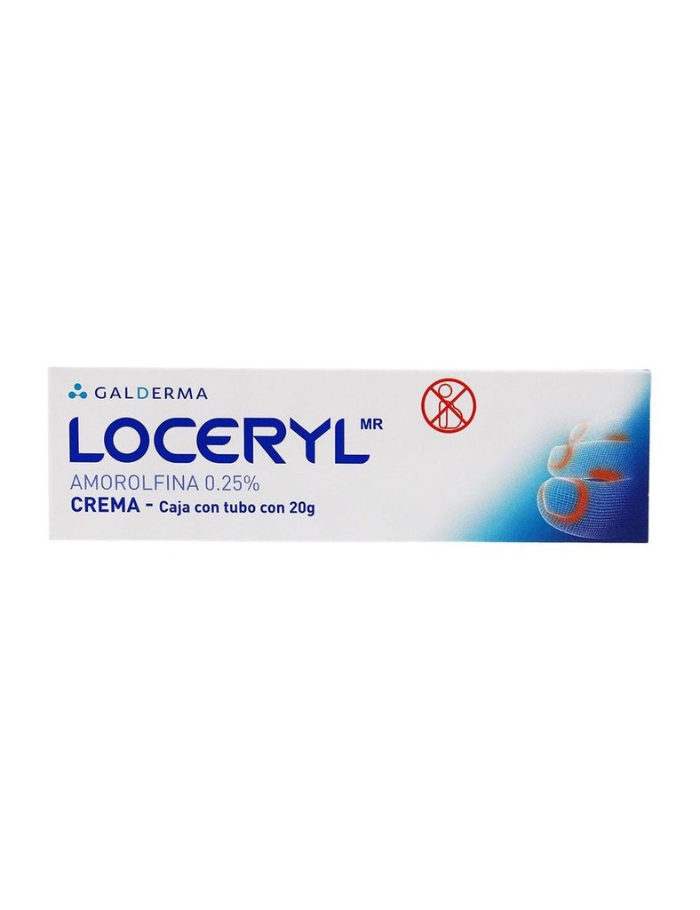 Loceryl 0.25 % Crema 20 G 