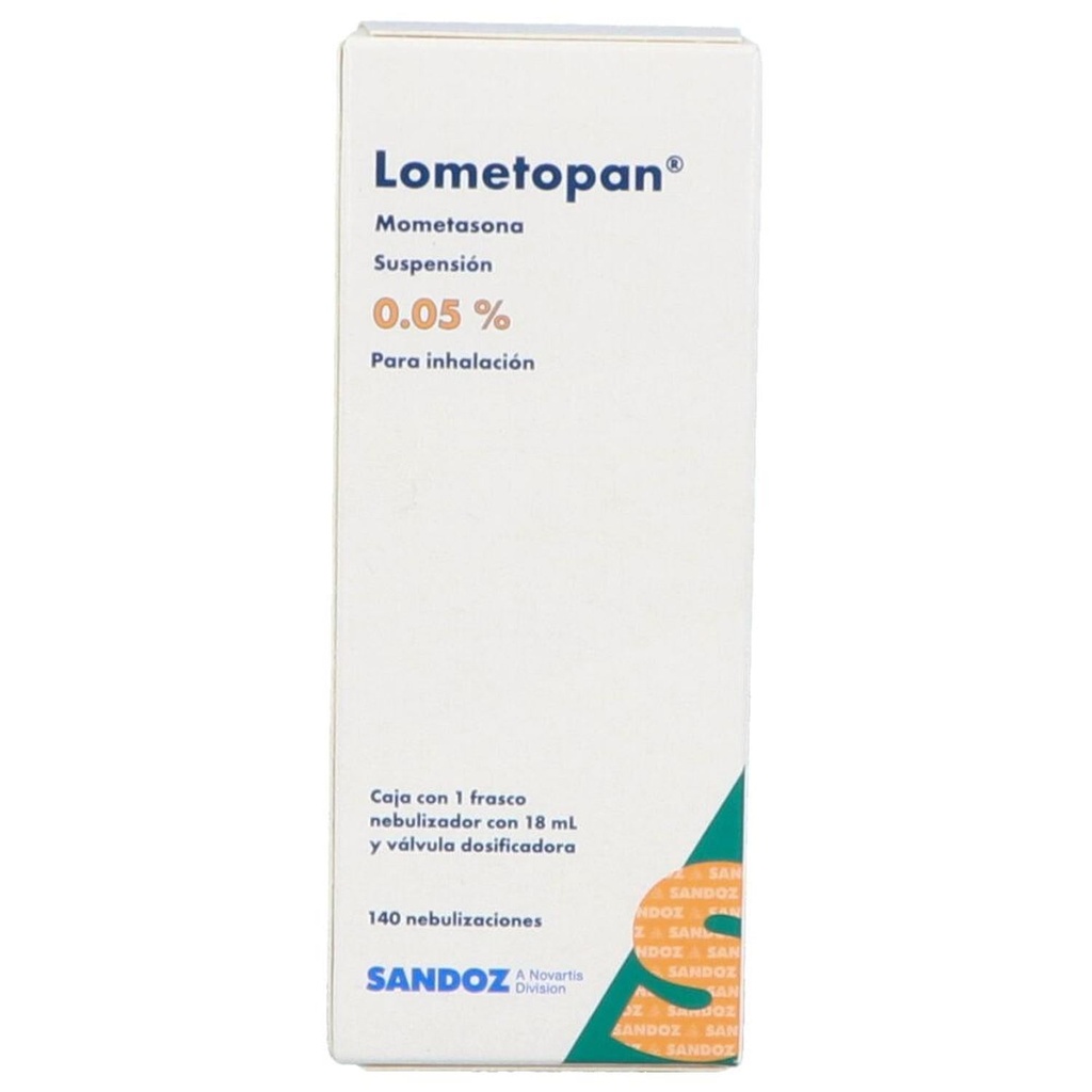 Lometopan 50 Mcg 140 Nebulizaciones Suspensión 18 Ml 