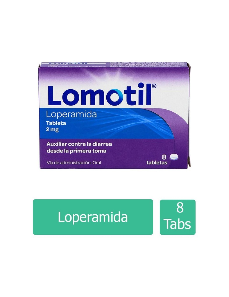 Lomotil 2 Mg 8 Tabletas 