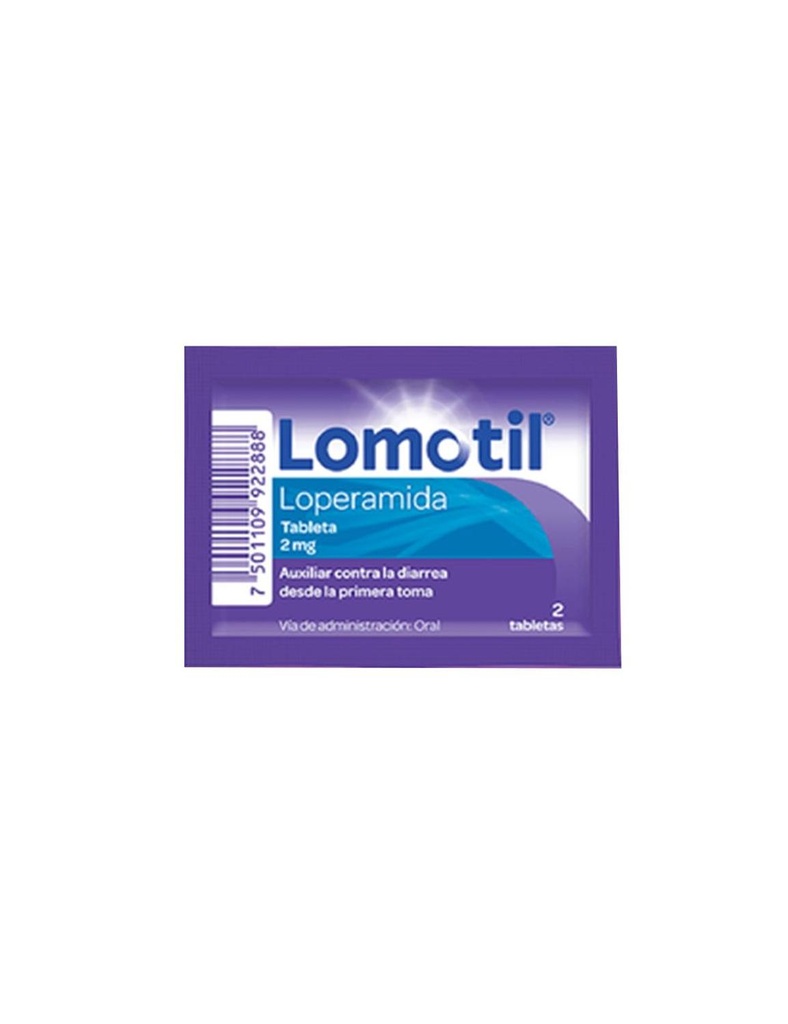 [7501109922888] Lomotil 2 Mg Sach 2 Tabletas 