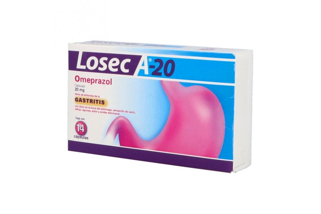 Loseca 20 20 Mg 14 Cápsulas 