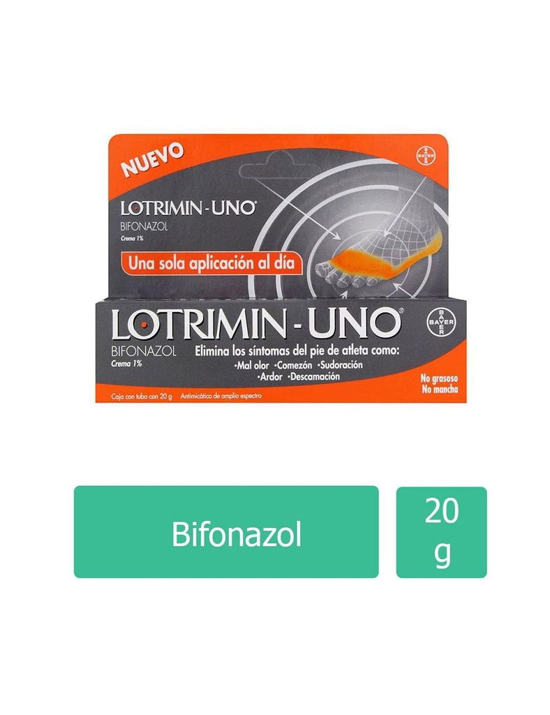 Lotrimin Uno 1 % Tubo 20 G Crema 
