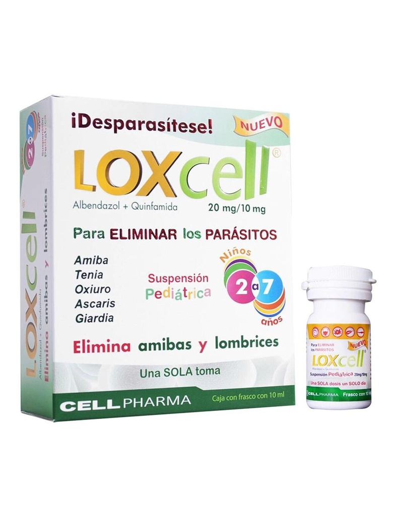 Loxell 20/10 Mg Pediátrico Suspensión 10 Ml 