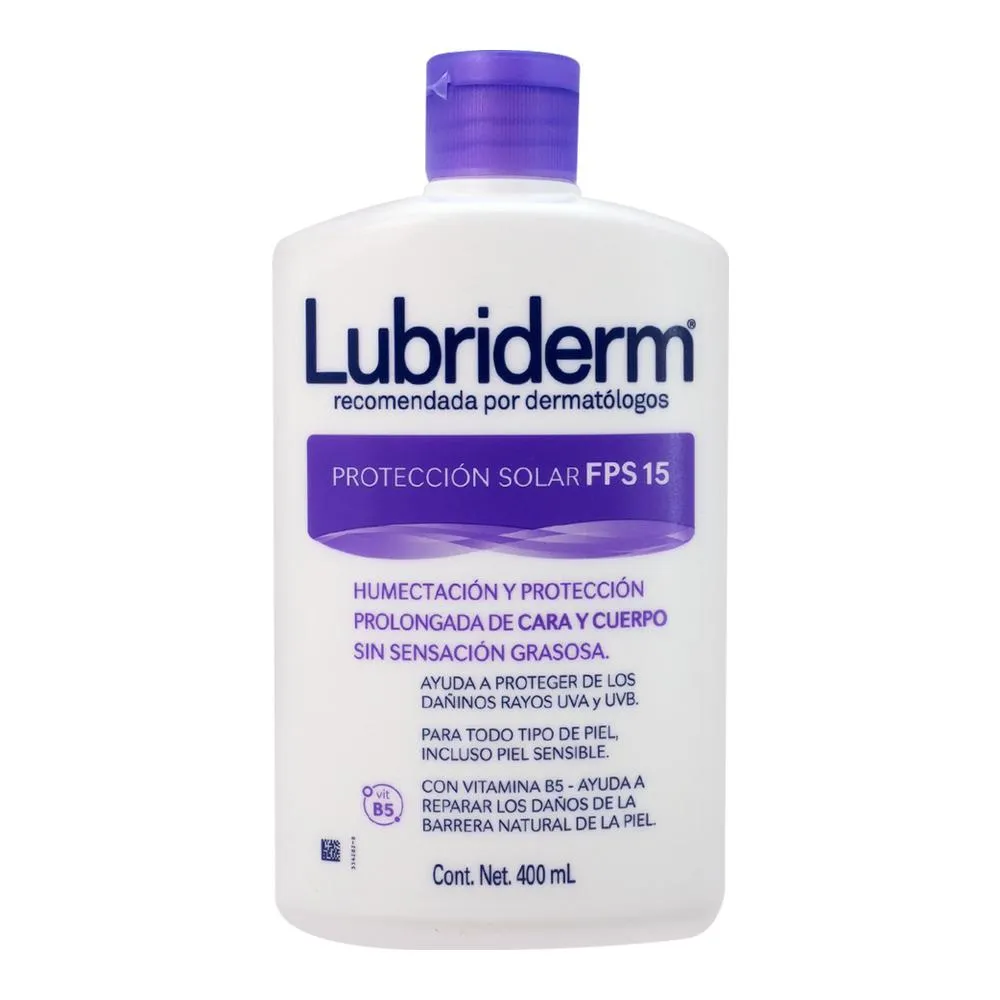 Crema Lubriderm UV FPS15 400 Ml 