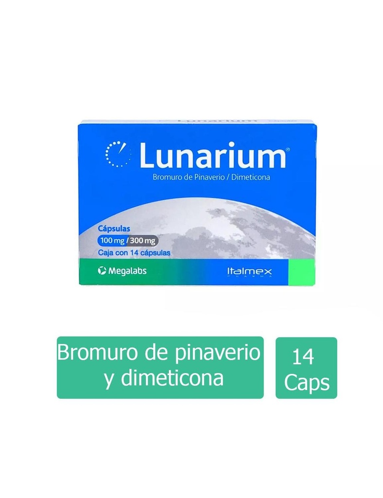 Lunarium 100/300 Mg 14 Cápsulas 